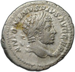фото для Монета Денарий 214 Каракалла Серапис Римская Империя Аверс