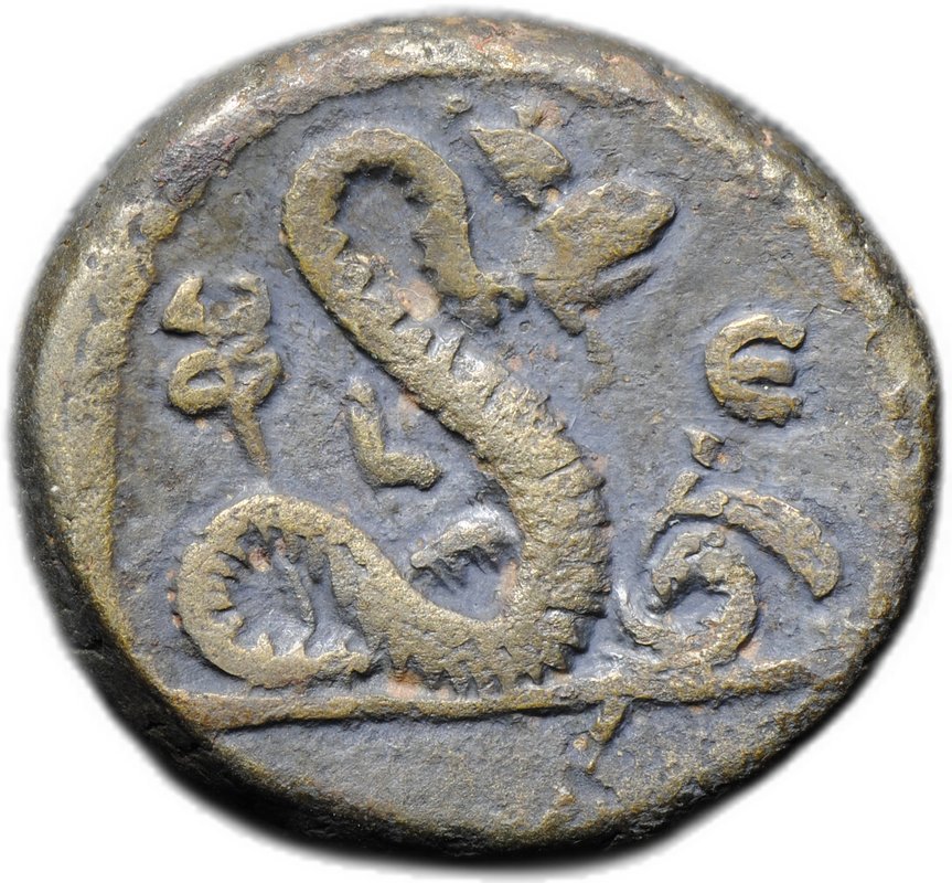 Монета Тетрадрахма 119-120 Адриан L E Александрия Египет Римская Империя