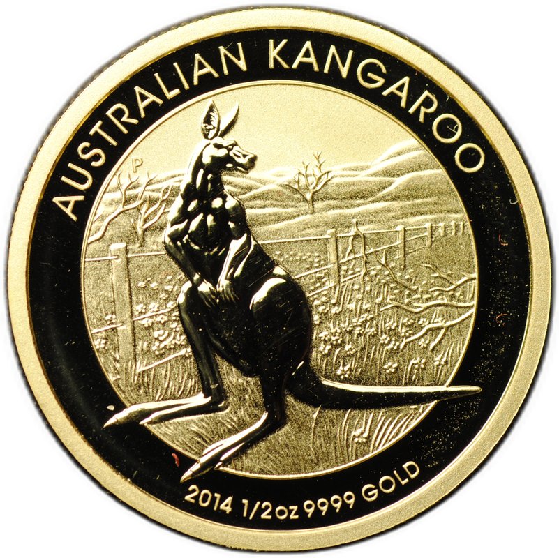 Монета 50 долларов 2014 Австралийский кенгуру Австралия