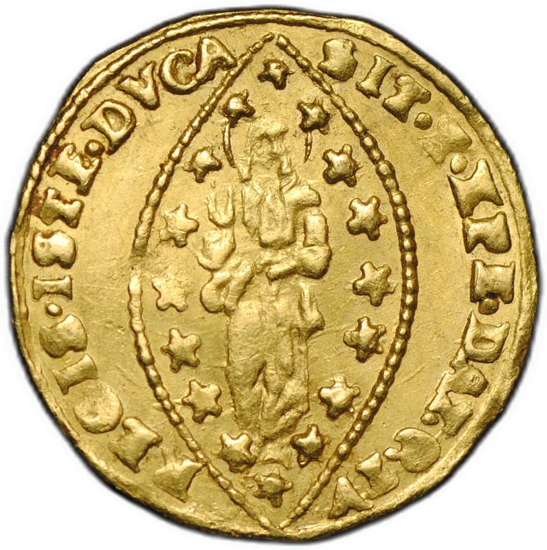 Монета 1 цехин (дукат) 1789-1797 Людовико Манин Венеция