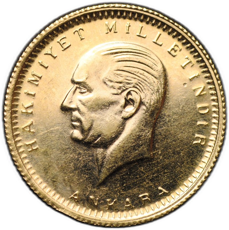 Монета 100 курушей 1923 / 80 (2003) Турция