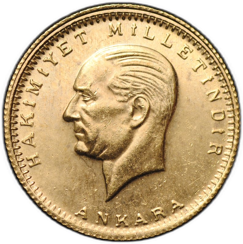 Монета 100 курушей 1923 / 85 (2008) Турция