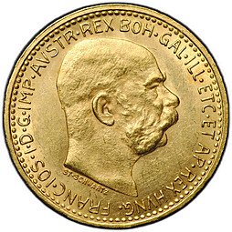 фото для Монета 10 крон 1911 Австрия Аверс