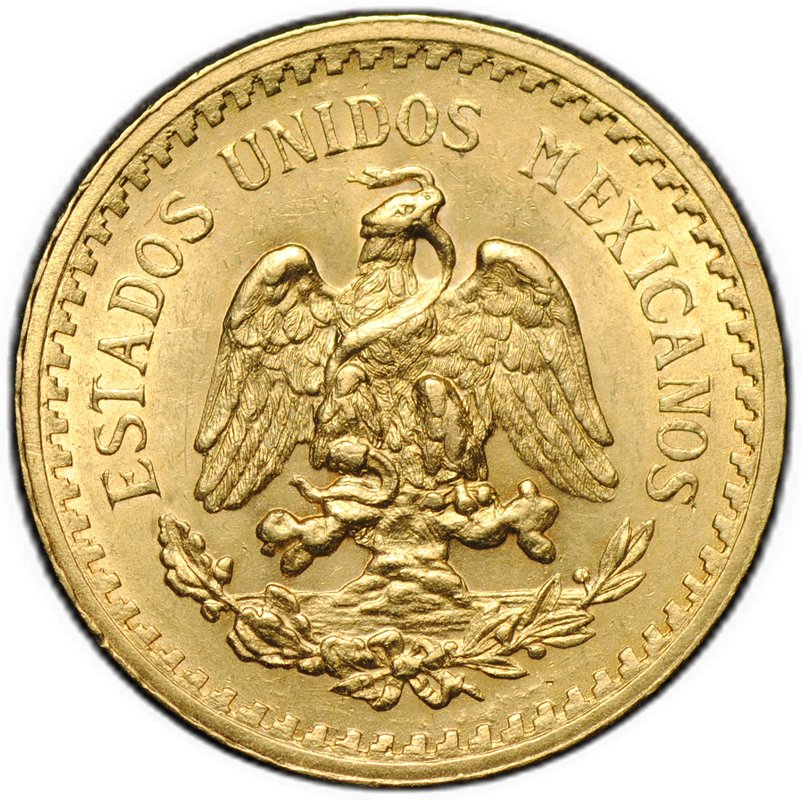 Монета 2,5 песо 1919 Мексика