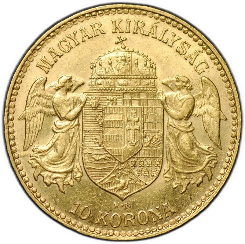 Монета 10 крон 1911 Венгрия