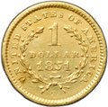 Монета 1 доллар 1851 Филадельфия США