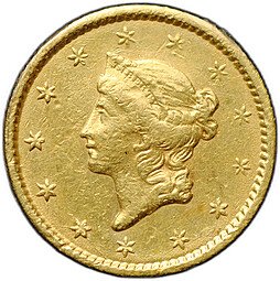 фото для Монета 1 доллар 1851 Филадельфия США Аверс