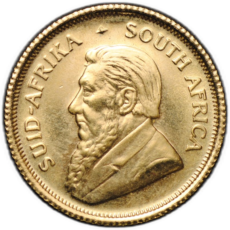 Монета 1/10 крюгерранда 1980 ЮАР