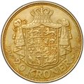 Монета 20 крон 1915 Дания