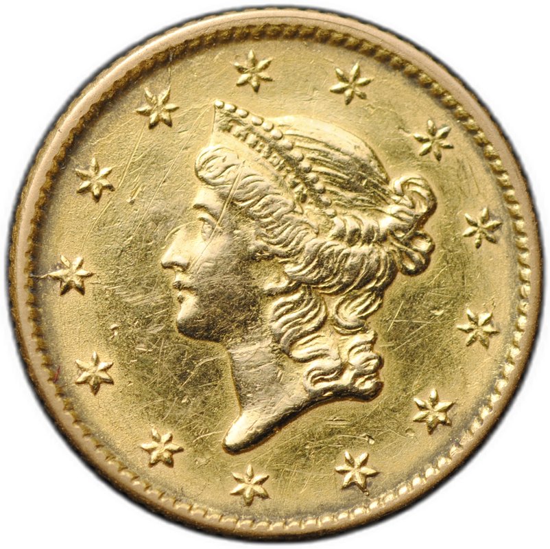 Монета 1 доллар 1853 Филадельфия США