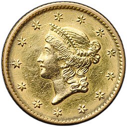 фото для Монета 1 доллар 1853 Филадельфия США Аверс