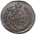 Монета 1 копейка 1789 ЕМ