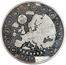 фото для Монета 100 долларов 2008 Чемпионат Европы по футболу УЕФА Либерия Аверс