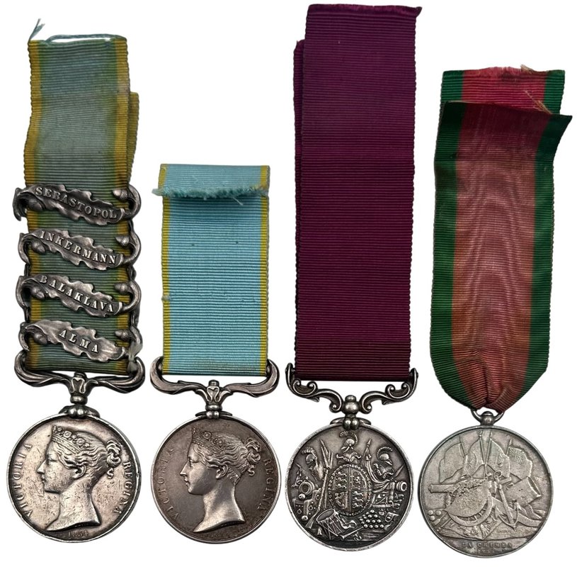 Комплект медалей за Крымскую войну 1854-1855 Великобритания / Османская империя 