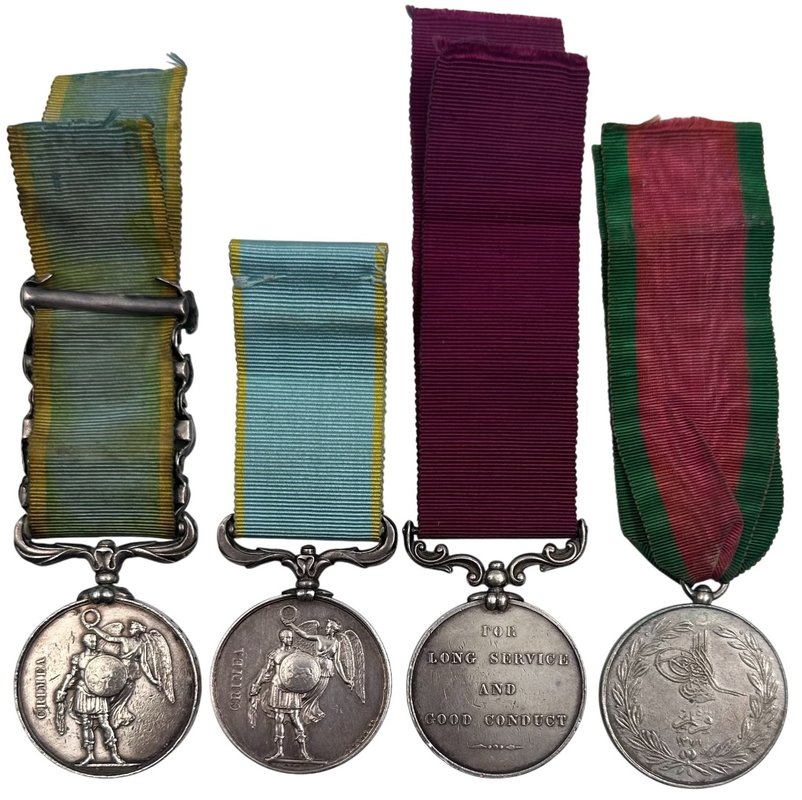 Комплект медалей за Крымскую войну 1854-1855 Великобритания / Османская империя 