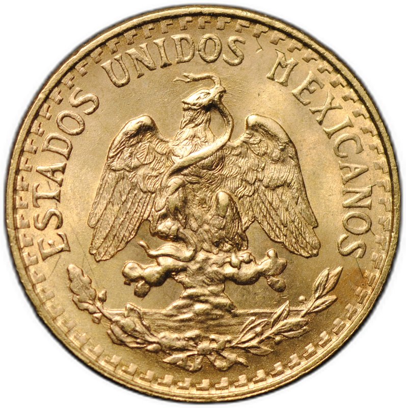 Монета 2 песо 1945 Мексика