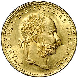 фото для Монета 1 дукат 1915 рестрайк Австро-Венгрия Аверс