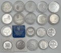 Подборка серебряных монет 5, 10, 25, 50 лир, 1, 25 шекелей 1958-1985 Израиль 20 штук