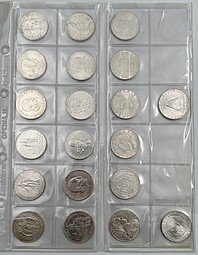 фото для Подборка серебряных монет 5 шиллингов 1934, 25, 50, 100 шиллингов 1955-1979 Австрия 46 штук Аверс