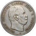 Монета 5 марок 1876 C Пруссия Германия