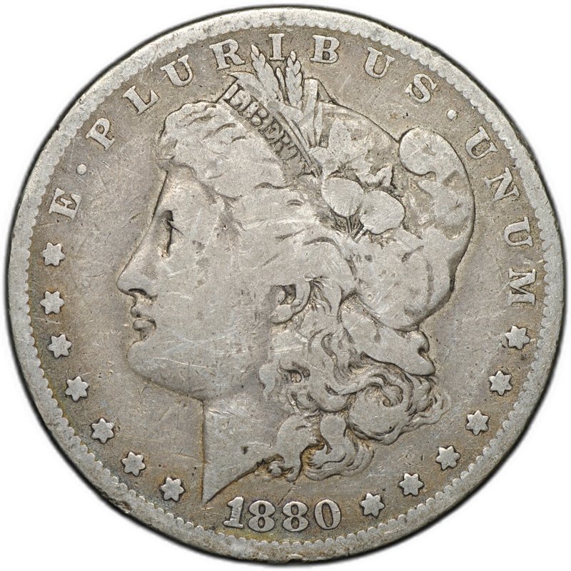 Монета 1 доллар 1880 O Моргана США