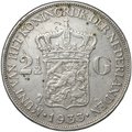 Монета 2 1/2 гульдена 1933 Нидерланды