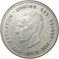 Монета 250 франков 1976 25 лет правлению Короля Бодуэна I DER BELGEN Бельгия