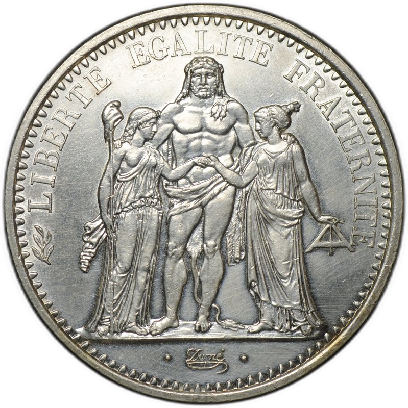 Монета 10 франков 1963 Франция