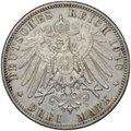 Монета 3 марки 1910 D Бавария Германия