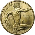 Монета 5 долларов 2000 Триатлон Олимпиада Сидней Австралия