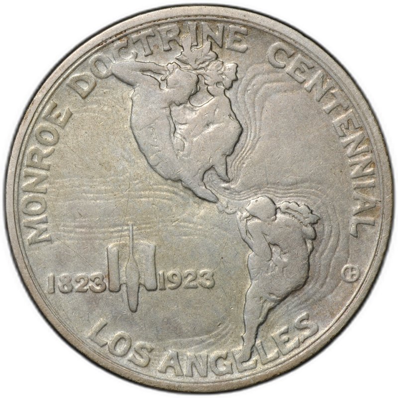Монета 50 центов (1/2 доллара) 1923 Столетие доктрины Монро США