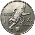 Монета 50 центов (1/2 доллара) 1994 P Чемпионат мира по футболу США