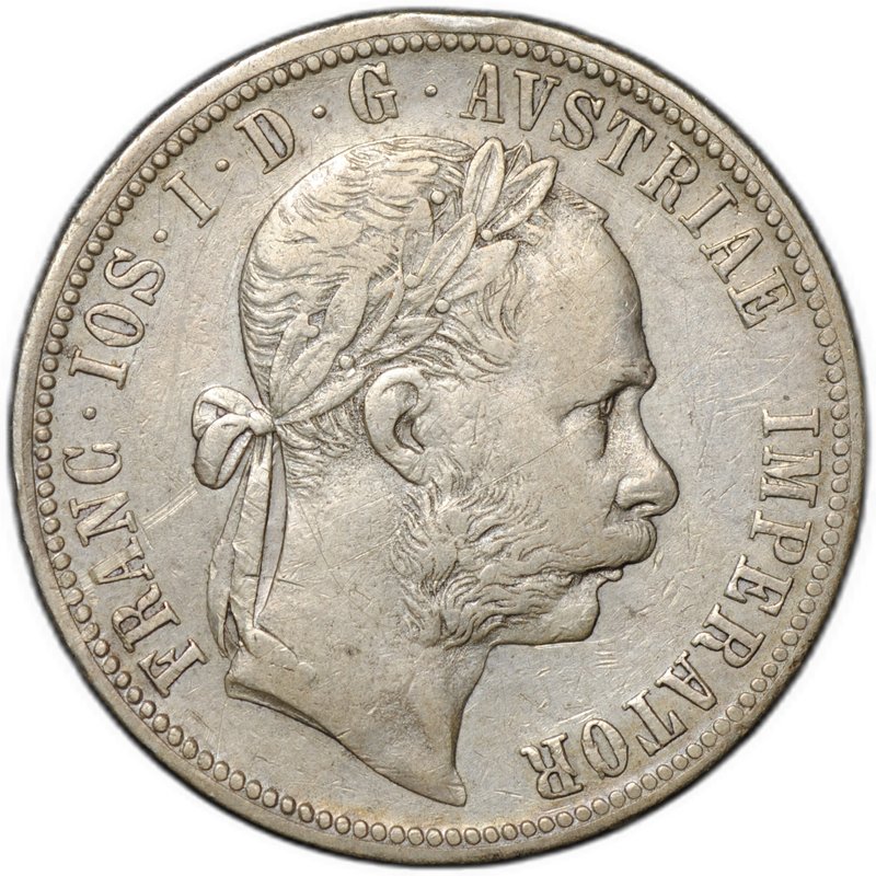 Монета 1 флорин 1890 Австрия