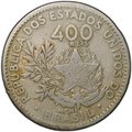 Монета 400 реалов (рейс) 1901 Бразилия