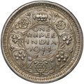 Монета 1 рупия 1944 L Лахор Индия Британская