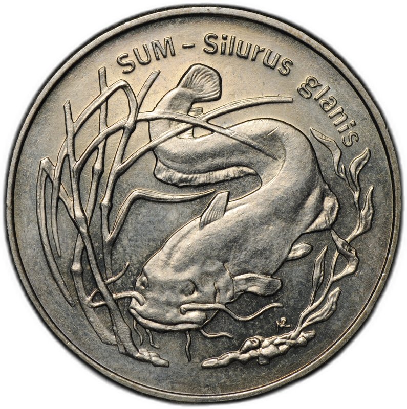 Монета 2 злотых 1995 Сом Польша