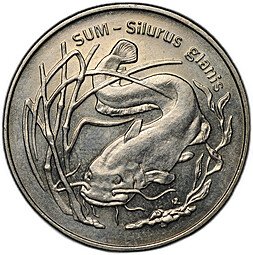 фото для Монета 2 злотых 1995 Сом Польша Аверс