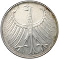 Монета 5 марок 1971 G Германия ФРГ