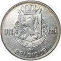 Монета 100 франков 1950 BELGIQUE Бельгия