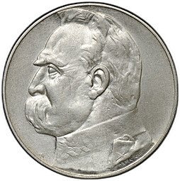 фото для Монета 5 злотых 1938 Польша Аверс