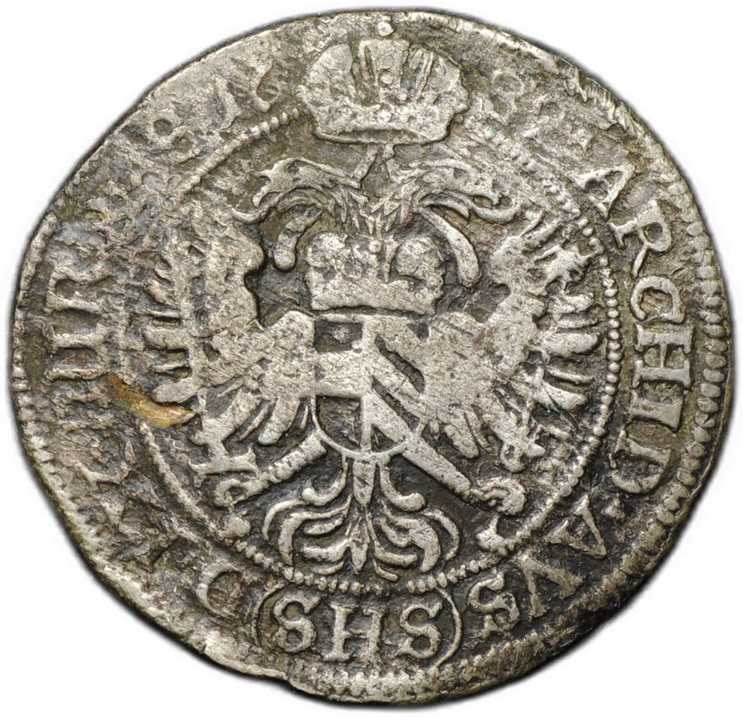 Монета 6 крейцеров 1686 SHS Богемия