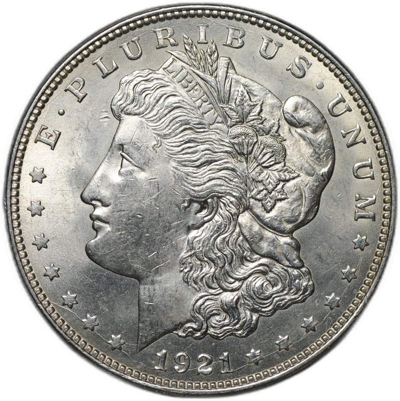 Монета 1 доллар 1921 Моргана Филадельфия США