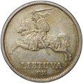 Монета 10 лит 1936 Литва