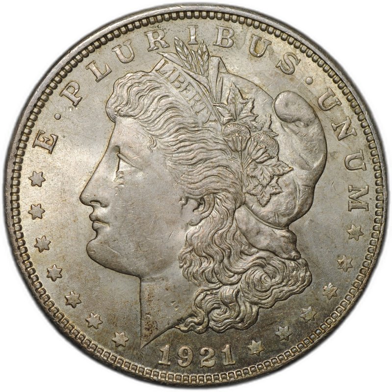 Монета 1 доллар 1921 Моргана Филадельфия США