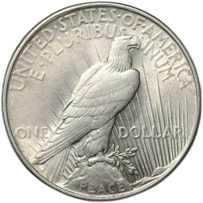 Монета 1 доллар 1922 Мирный Филадельфия США