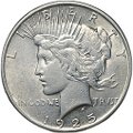 Монета 1 доллар 1925 Мирный США