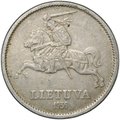 Монета 10 лит 1936 Литва