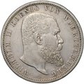Монета 5 марок 1907 F Вюртемберг Германия