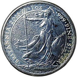 фото для Монета 2 фунта 1999 Стоящая Британия Великобритания Аверс