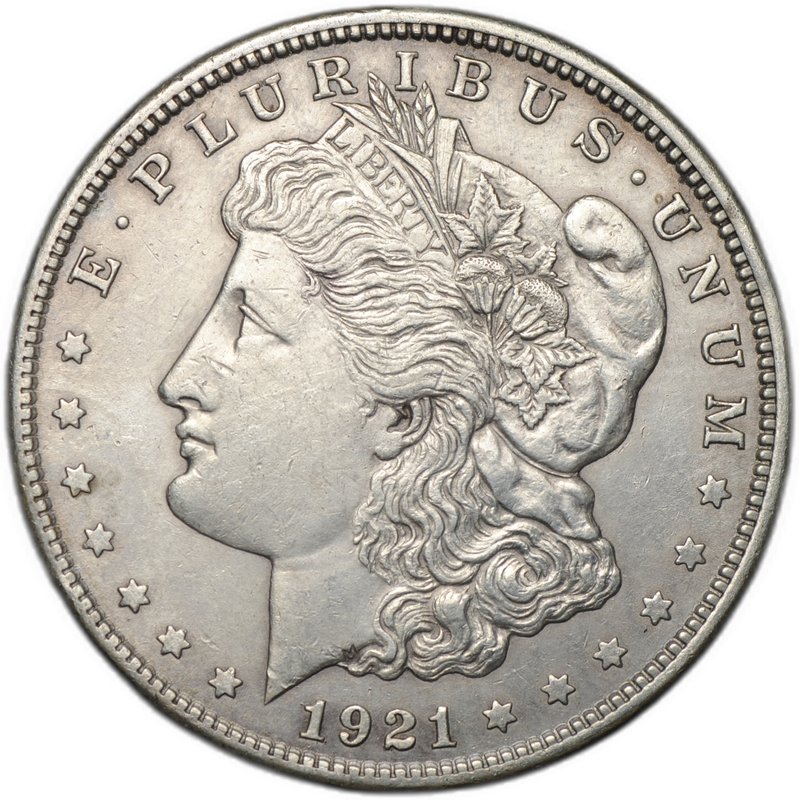 Монета 1 доллар 1921 Моргана Филадельфия США